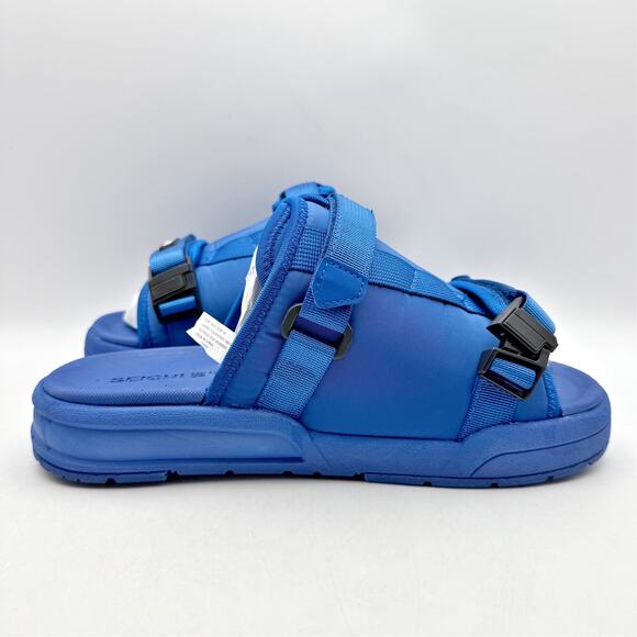 Seichi Mens Yoroi V2 Slide Sandals US 8 EU 41 Cobalt Blue NIB main image 6